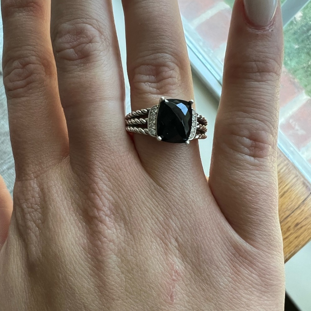 David Yurman Wheaton Ring Black Onyx